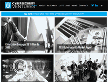Tablet Screenshot of cybersecurityventures.com